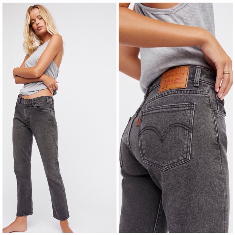Levi’s 505c Cropped Skinny Jeans